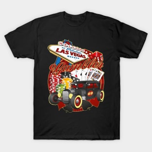 Rockabilly Gambler Hot Rod T-Shirt